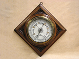 Victorian wall barometer signed Wood, Late Abraham, Liverpool, circa 1875